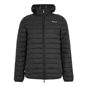 Aquascutum Mens Logo Puffer Jacket / Black